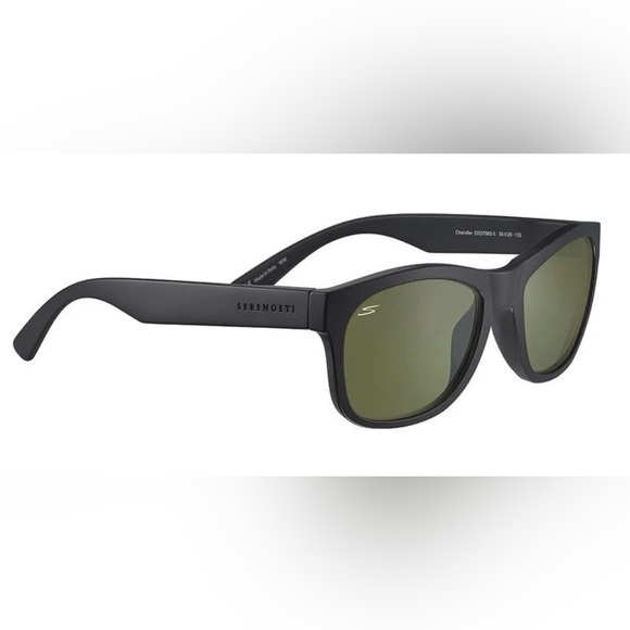 Serengeti Chandler Matte Black Sunglasses Brand New - Picture 1 of 1